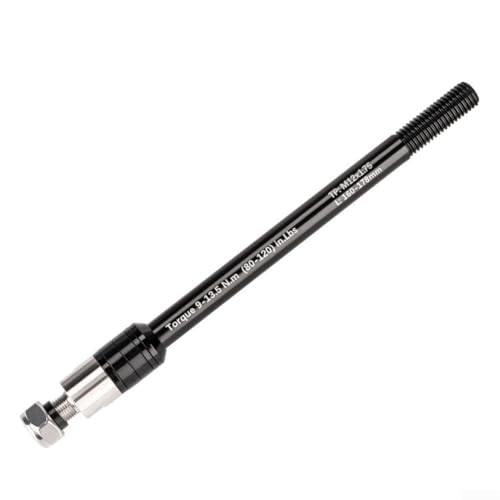 Adaptador de eje pasante para remolque de bicicleta, con 4 juntas de aleación de aluminio, compatible con la mayoría de acoplamientos de remolque de bicicleta, longitud de eje ajustable para eje