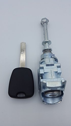 Kit de cerradura y barril para puerta delantera izquierda compatible con Citroen C4 + llave @Pro-Plip