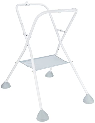 BÉABA, soporte para baño y cambiador para bebés, compatible con Camele'O, plegable, se puede desmontar, niebla ligera (solo se incluye el soporte)
