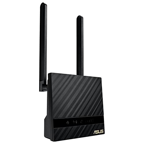 ASUS 4G-N16 - Módem-Router LTE Wireless-N300 (Banda Ancha móvil 4G LTE con velocidades de conexión a Internet de 150 Mbps, Conexiones Wi-Fi Wireless-N a 300 Mbps de Velocidad, Puerto LAN Ethernet)