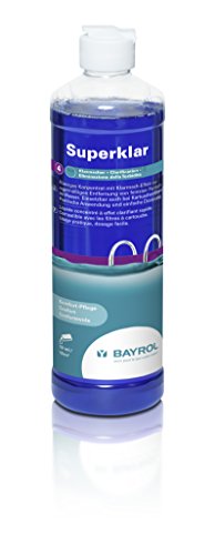 BAYROL Superklar 0,5 l. Clarificante para remover a turbiidade da água.