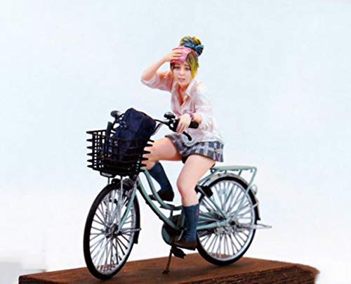 XINGCHANG 1/20 Chica Moderna （Sin Bicicleta Y Peana Figure Figura De Resina Kits De Modelos Miniatura Gk Desmontar Sin Pintar