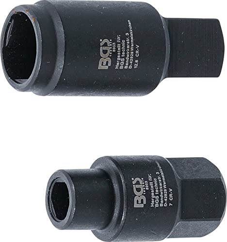 BGS 8953 | Vasos para bombas de inyección Bosch | 3 caras | 7 / 12,6 mm