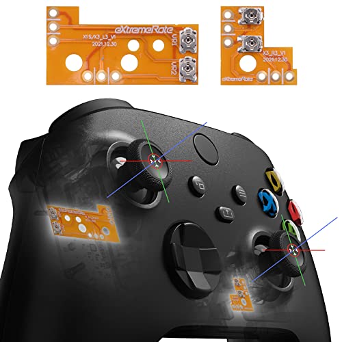eXtremeRate Drifix Joysticks Drift Fix Reparación Kit para Xbox Series X S y para Xbox One Elite(Modelo 1698) Stick Analógico Placa de Circuito Regulador de Joystick para Xbox Series X S One Elite