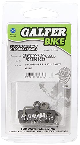 GALFER Bike /, Standard Brake Pads Sram Guide Avid XO Trai Unisex Niños, Negro, ESTANDAR