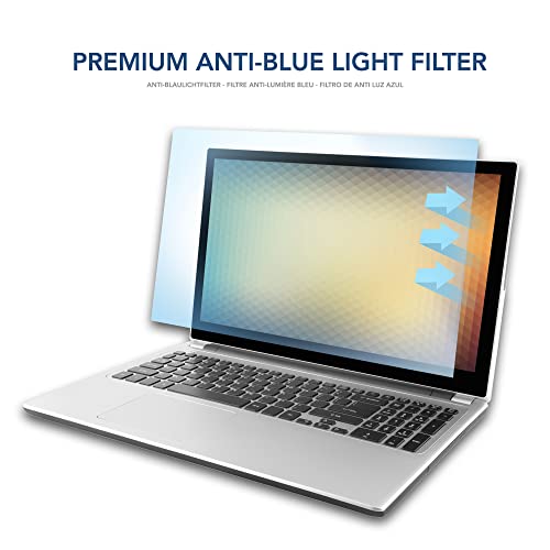 VistaProtect - Filtro Anti Luz Azul y Protector Premium para Pantallas de Portátil, Desmontable (15.6