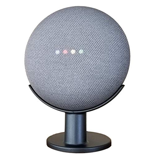 Mount Genie Google Home Mini Pedestal: Mejora la Visibilidad y la Apariencia del Sonido, Soporte de Montaje más Limpio para Google Mini, diseñado en Estados Unidos (carbón)