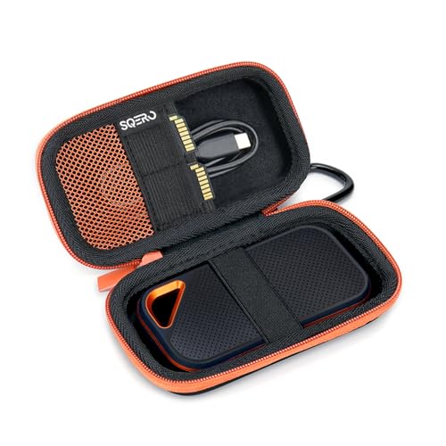 Funda para SanDisk Portable/Extreme/Extreme Pro 1TB 2TB 4TB 500GB SSD Portátil Disco Duro Viaje Estuche, Bolsa Protectora